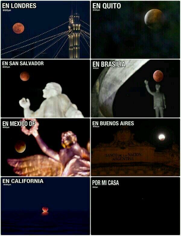dieebo's tweet image. No mko no, la luna era roja ROJA GUEVON! RT @Kamik_C Se vale superar lo del #PrimerEclipseDel2014 Por favor y gracias