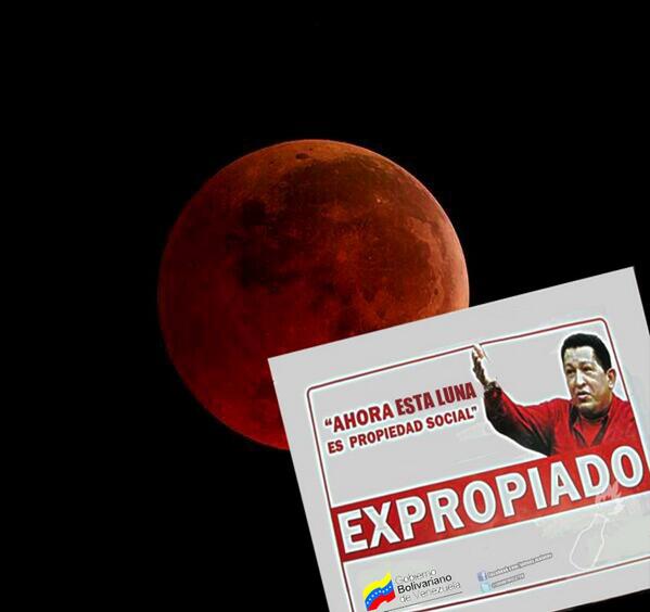 RicardoDelgadoo's tweet image. #PrimerEclipseDel2014 Lo que mas Temiamos ya sucedio.. La Luna es PROPIEDAD SOCIAL, #Expropiada ----&amp;gt;&amp;gt;