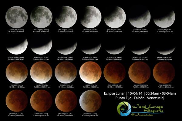 Jrobertolc2's tweet image. Etapas del Eclipse Lunar de esta Madrugada ♥ #PrimerEclipseDel2014 #BloodMoonEclipse