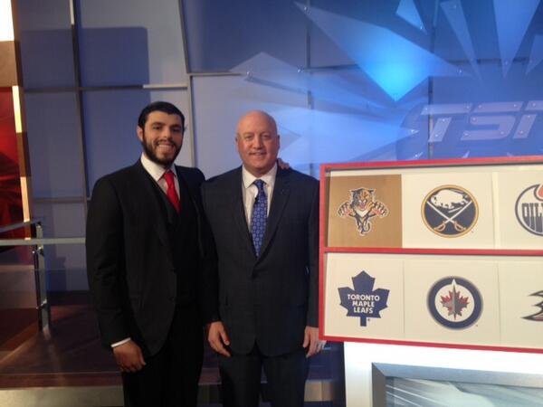 NHL's tweet photo. Congrats @FlaPanthers fans! Your team has won the #NHLDraft Lottery and will select first overall. http://t.co/eNBJUy8VIn