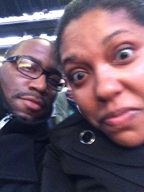 DJPeriod's tweet photo. Watching the Nets vs Knicks with my baaaaaaby! Let's go Brooooooooklyn #Nets415 http://t.co/qlCcyErpSs