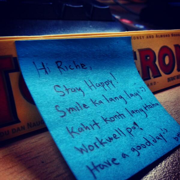 ritchedenosta's tweet image. Thank you for doing this. You made me smile today. #UnusualYouDM