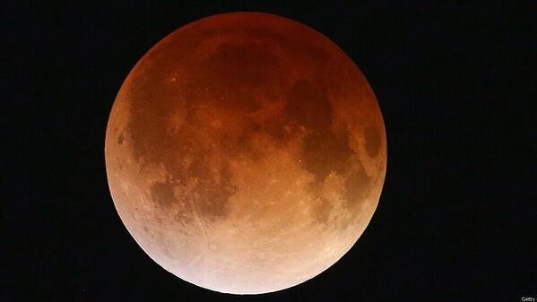 RGPMA's tweet image. &amp;gt; Así se vio la &quot;Luna de sangre&quot; #PrimerEclipseDel2014 http://t.co/okpHLqAedv&quot;