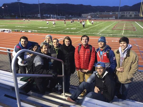 UWLWaterski's tweet photo. Out supporting the men's lacrosse team tonight!! http://t.co/vu5s2fIWRn