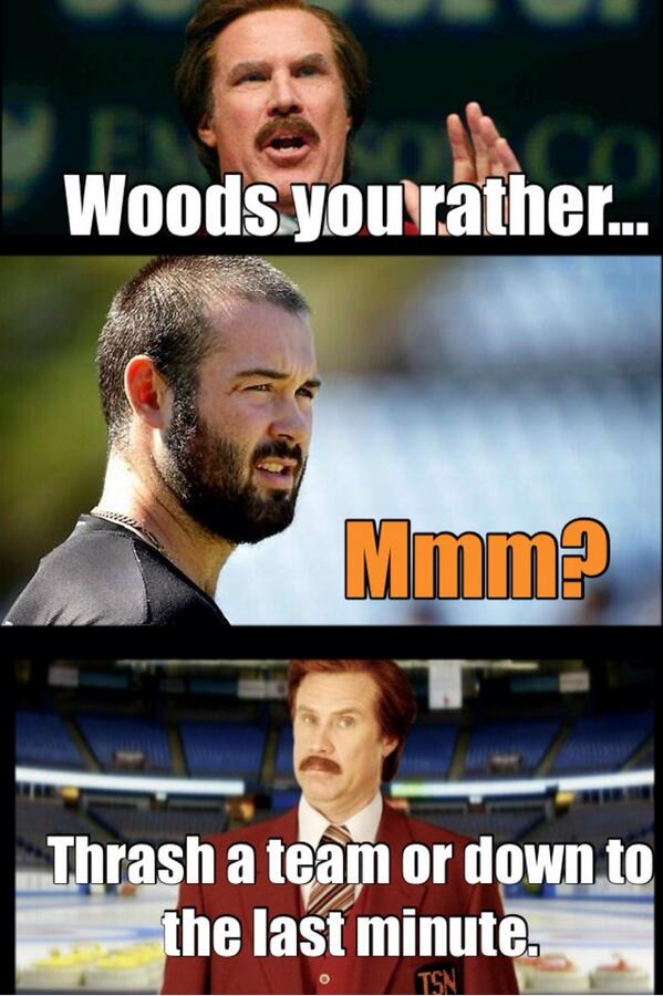 TheBiggestTiger's tweet image. @aaronwoods11 #woodsyourather thrash a team, or it come down to the last minute? #notatrickquestion