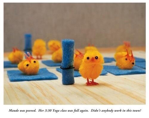 OM Yoga Show on X: Easter chick #yoga!  / X