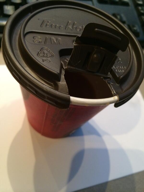 Best_Tools's tweet image. We agree! RT @StuntmanStu: I know it's anti Canadian to complain about .@TimHortons but I beg you, pls get new lids..