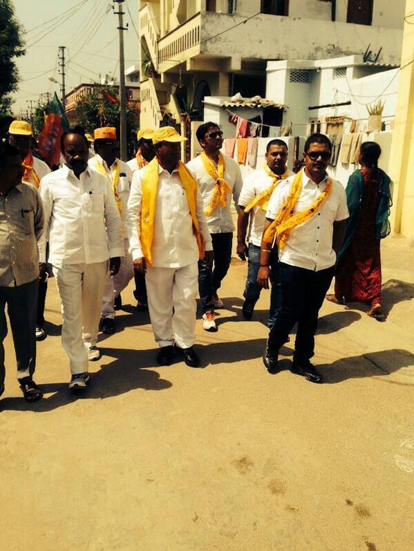 Walk in Malkajgri by Praja Netha Sri Ch Malla Reddy on 16/04/2014