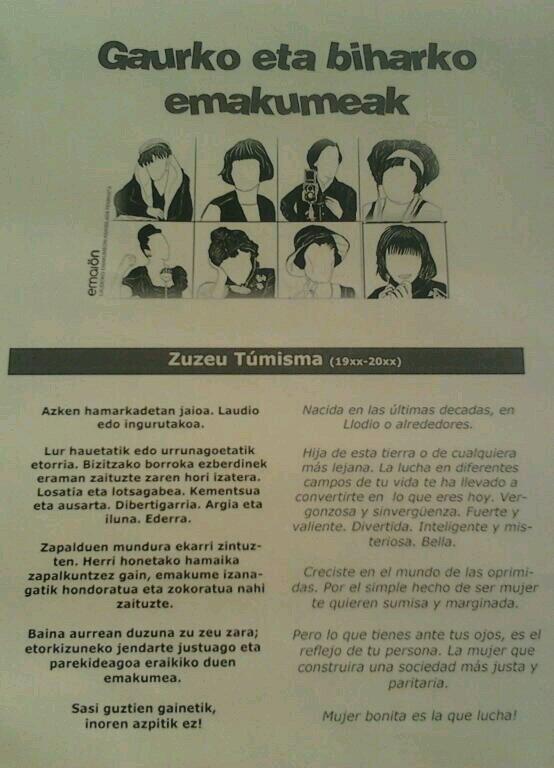 Visibilizando a las grandes #mujeres a lo largo de la Historia... Y a las mujeres de #Llodio vía <a href="/emaioon/">Emaion </a> #sororidad