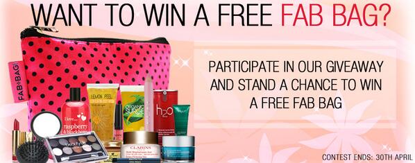 thefabbag's tweet photo. Want to win a FREE FAB BAG? Participate in our giveaway and you could be the lucky winner: http://t.co/ammUa8zooK http://t.co/Oe6bk88eG7