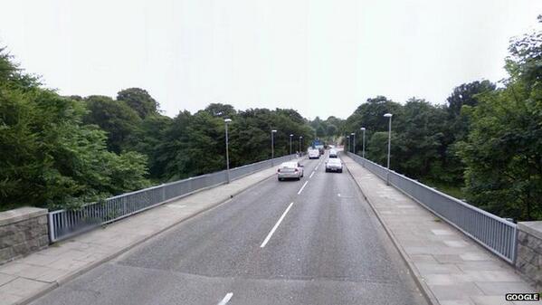BBCScotlandNews's tweet photo. #Persley Bridge on A90 in Aberdeen to be shut for two days after gas leak http://t.co/5dfSwVUEes http://t.co/xkmPjdbC6j