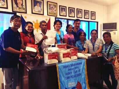RC &amp; RAC San Pedro South donation of One Pharma Medicines to Brgy San Vicente