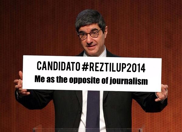 attenzione Riotta candidato al #Reztilup2014 /cc <a href="/balconaggio/">pollo  rafistolato?</a> <a href="/ManekiStra/">ManekiStra 🇵🇸</a> <a href="/levpetrovitch/">Lev Petrovitch ☭</a> <a href="/ggreenwald/">Glenn Greenwald</a> <a href="/SMaurizi/">Stefania Maurizi</a>