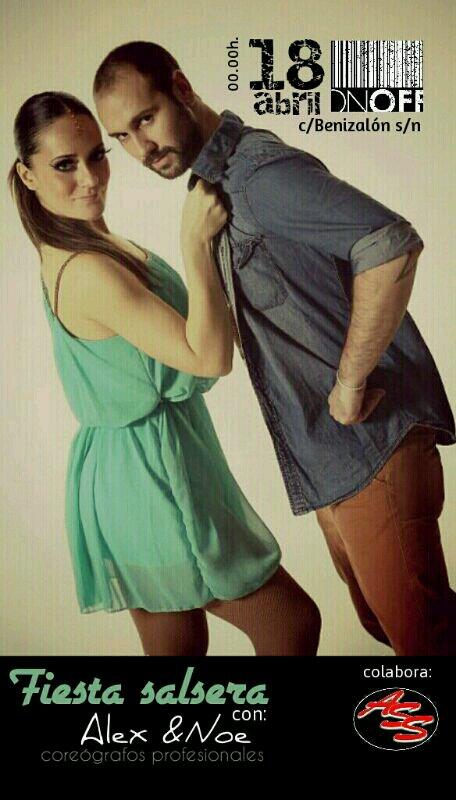 alexynoebachata's tweet photo. Viernes 18, 00h gran FIESTA LATINA con Alex&amp;Noé en @onoffcafecopas con la colaboracion de @asalsaswing. Te esperamos http://t.co/yWJvqvntPd