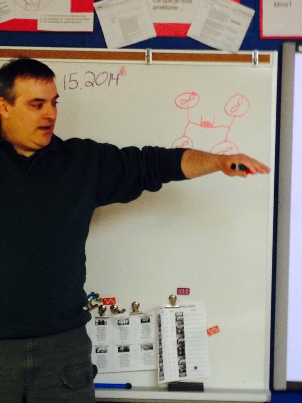 rolat's tweet image. #HourOfCode  coding enhancing thinking with Marcel Roy explaining programming Gr6 Ss #ocsb #plocsb