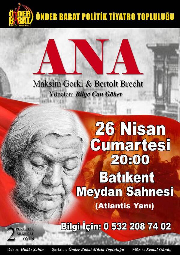 26 Nisan Cumartesi Ana Oyunu ile Ankaradayız.