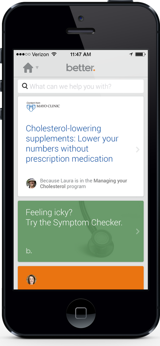 betterPHA's tweet photo. We’re thrilled to officially launch our Personal Health Assistant service. #GetBetter today! http://t.co/LKDXHWQRyR http://t.co/T18uriOg2U
