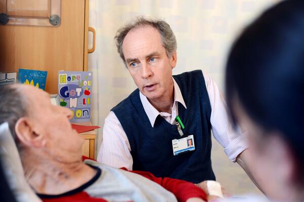 uhbtrust's tweet image. Elderly care consultant Dr Peter Wallis features in new BBC2 series #ProtectingOurParents, beginning tomorrow at 9pm