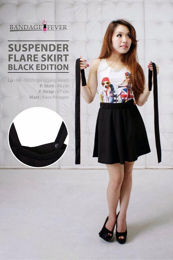 cheapystoree's tweet image. #suspenderskirt #suspender #rok #black #sell