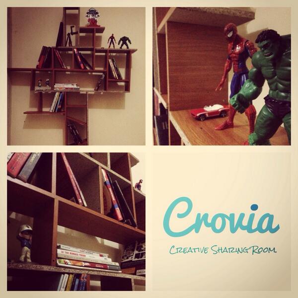 Book Rack Pertama kita nih teman-teman. #CreativeSharingRoom