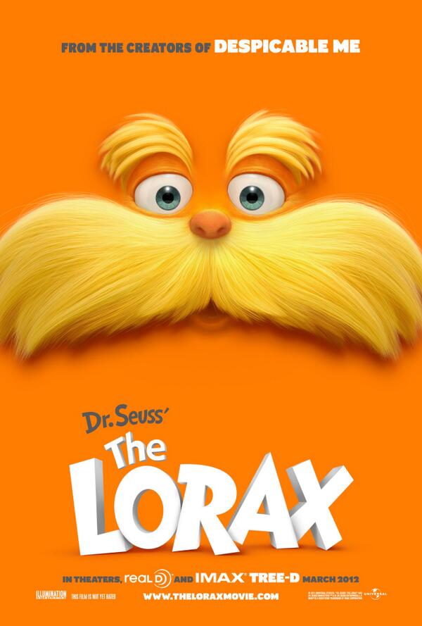 IlluminationEn's tweet photo. 3. Dr. Seuss' The Lorax http://t.co/N8Opur5EKy