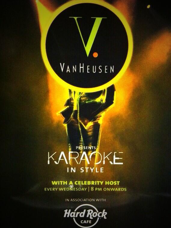 Artistivity's tweet image. Are you ready? #KaraokeInStyle @HRCIndia @VDOT_VanHeusen #del #mum #chennai #blore #hyd #pune