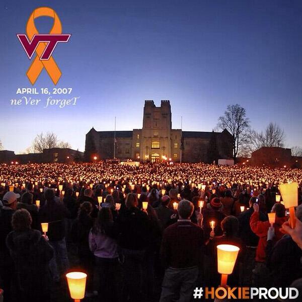 VTHALT's tweet image. 4-16-07. neVerforgeT