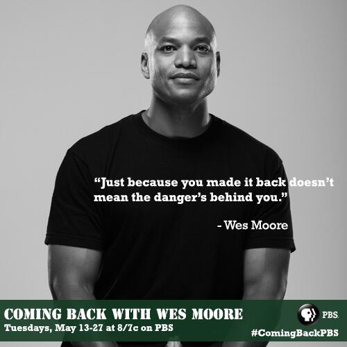 Follow <a href="/wesmoore1/">Wes Moore</a>'s search for answers to some of the toughest Q's facing those returning from war. #ComingBackPBS