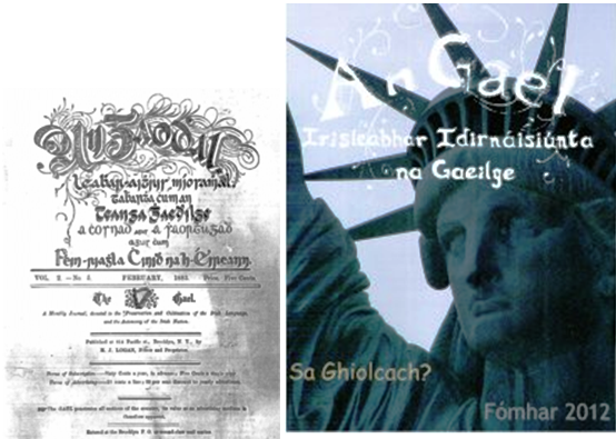 ClubLeabharNYC's tweet photo. @bigmonsterlove @ihwright An Gaodhal is now back as a magazine, An Gael. @philoceltic @IrelandinNY @CnaG http://t.co/SebHLaI87D
