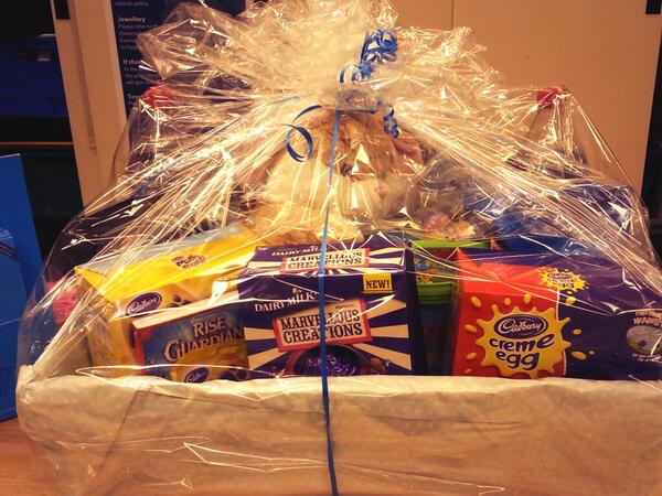 Easter raffle for diabetes uk on sale at customer services