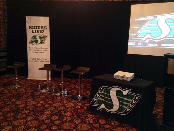 sskroughriders's tweet photo. COUNTDOWN: 1 HOUR until the #Riders livestream today’s announcement. #RiderNation can send questions using #RiderTalk http://t.co/gdI30oS1JQ