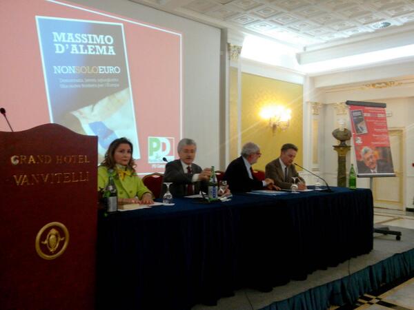 Massimo D'Alema a #Caserta.  #nonsoloeuro Ora in corso #pdcaserta #pd