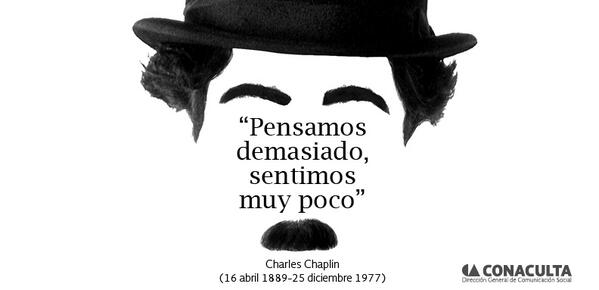 cultura_mx's tweet photo. #EvocArte en una imagen, Charles Chaplin a 125 años de su natalicio: http://t.co/ueA5AuDNE3