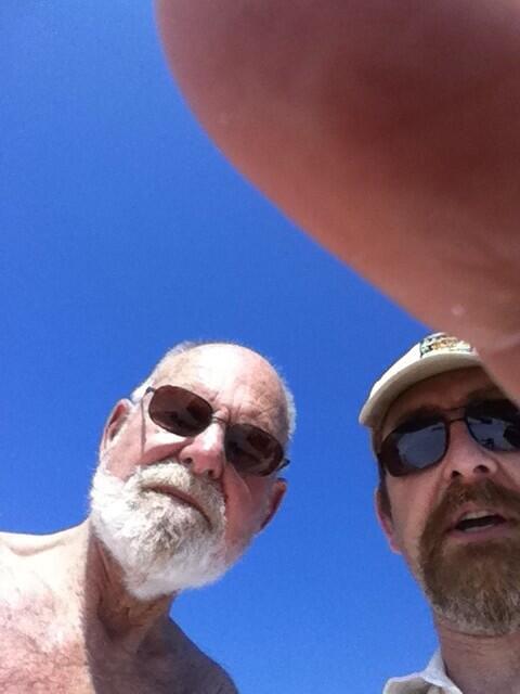 DadSelfies's tweet photo. 2 "bad dads" snapping a selfie on their mobile http://t.co/0bA1ISAeX3