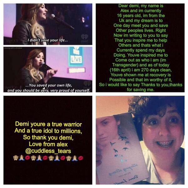 Self_made_AJ_'s tweet photo. PLEASE RT RT RT RT IT WOULD MEAN THE WORLD TO ME 😶💋 @ddlovato http://t.co/oFLbkPyZiC
