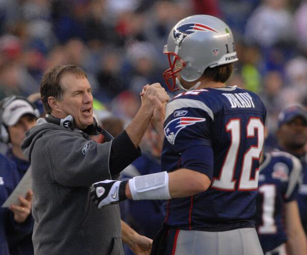 Patriots's tweet image. 4/16: Belichick&apos;s birthday &amp;amp; the day Brady was drafted...not a bad day in #Patriots history.