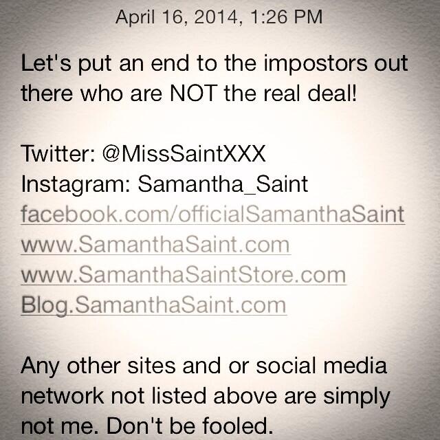 If you don't know, now ya know! 💕 http://t.co/Ohlm3sz5LF<a href="/tag/samanthasaint"class="tags"><span>#samanthasaint</span></a>