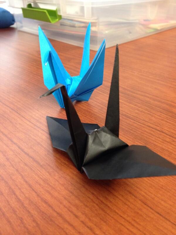 Come to the @WRCcalgary to make some paper cranes in memory of the #BSD5 we're aiming for #1000papercranes @UCalgary