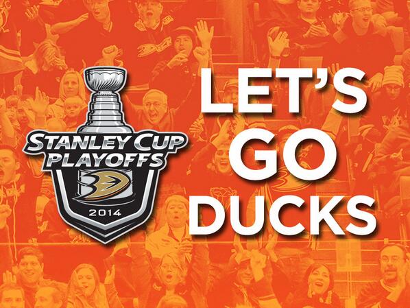 Angels's tweet photo. Good luck to our friends at the @AnaheimDucks as they kick off the playoffs tonight! #PaintItOrange http://t.co/oemzHWsRZz