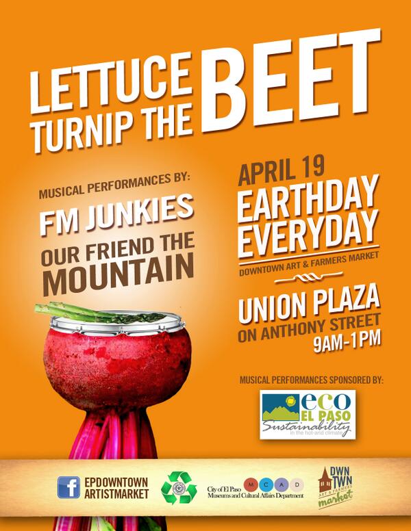 EPDAFM's tweet photo. Our Earth Day Festival is just around the corner! #ItsAllGoodEP http://t.co/7nQhTYWQqJ