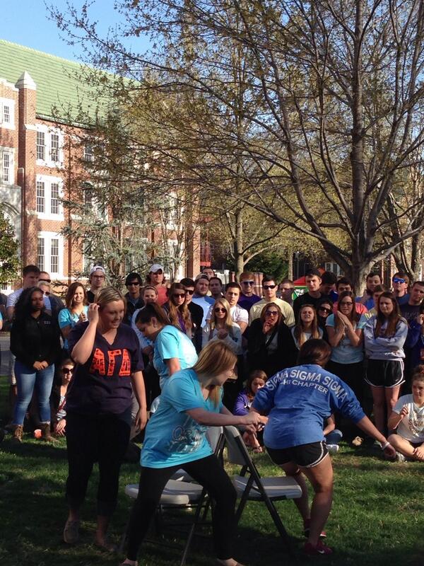 GreekWeekPSU's tweet image. The final 4! Musical chairs Disney