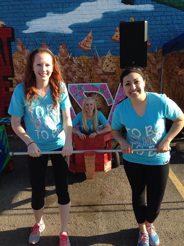 GreekWeekPSU's tweet image. Sorority chariots