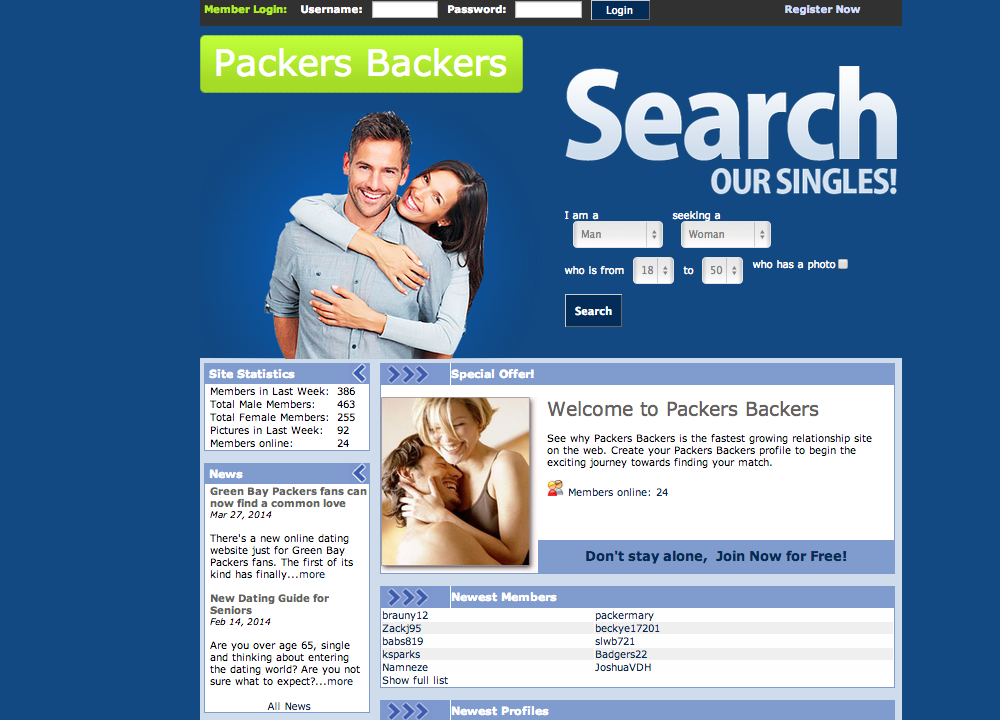 “"@SBNation: There is a dating website for Packers fans. http://t....
