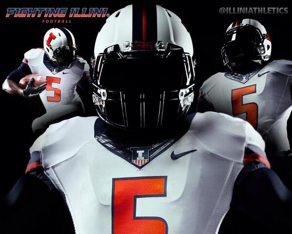UNISWAG's tweet photo. New unis for @IlliniFootball #uniswag #Rebrand http://t.co/ARKbfCQ5xE