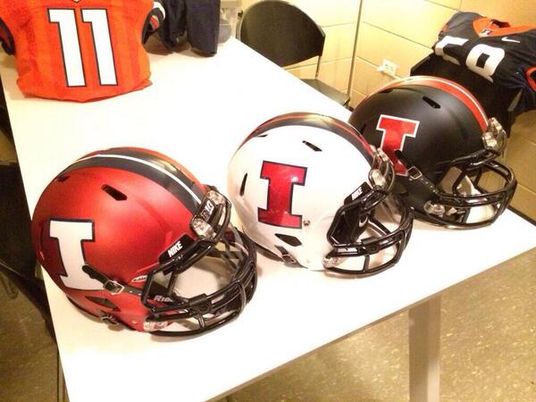 UNISWAG's tweet photo. New unis for @IlliniFootball #uniswag #Rebrand http://t.co/ARKbfCQ5xE