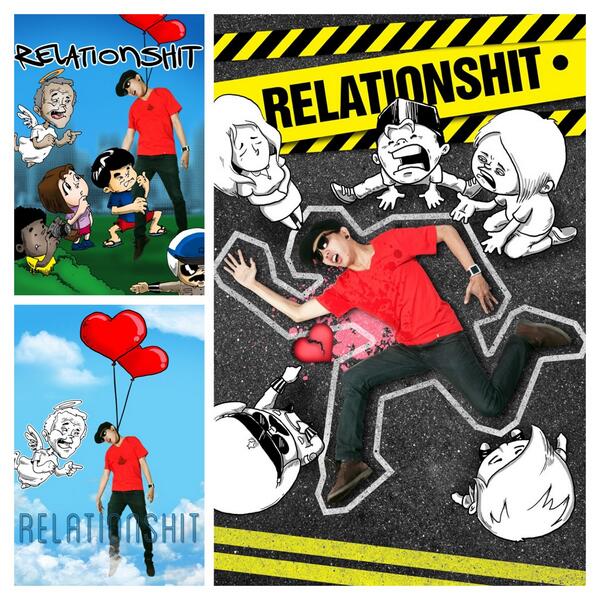 adreamerer's tweet photo. Yg baju merah :) "@shitlicious: Buat cover buku baru gue, bagusan yang mana? http://t.co/IwGk7CSWmP"