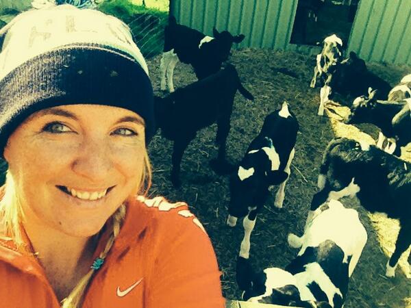 #farmlife #newcareer #milkmaid #newcalves #farmingselfie