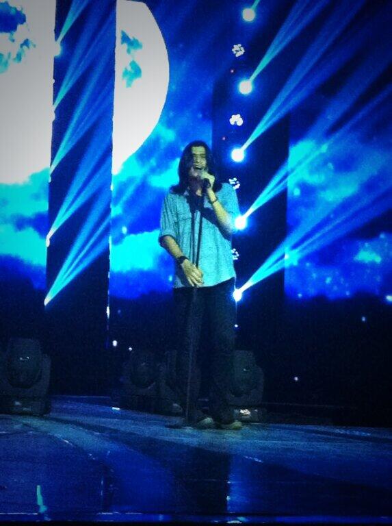 Virzha kala latihan nyanyi lagu Marcell/Indonesian Idol Official Twitter©