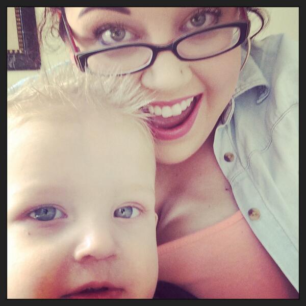 Gretchennnn's tweet image. Little bub is sick but still cute as ever!! #gavinmichael #sickbaby #cutie