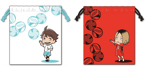 ハイキュー グッズ新作情報 本日予約開始 ハイキュー 巾着袋 第2弾 全2種 青葉城西 及川 音駒 弧爪 14年6月発売 Http T Co Thqkj3bxy0 Http T Co Cdmt1im0ka Twitter